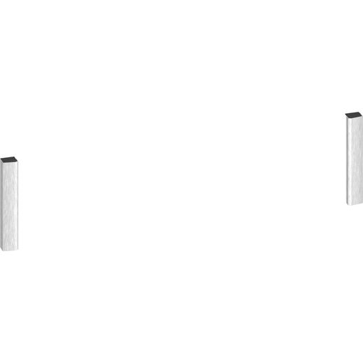 Hliðarlistar, Neff, Silfur, 14 sm vörumynd - mynd 1 af 1