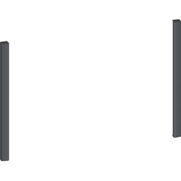 Hliðarlistar, Neff, Svart stál, 38 sm vörumynd