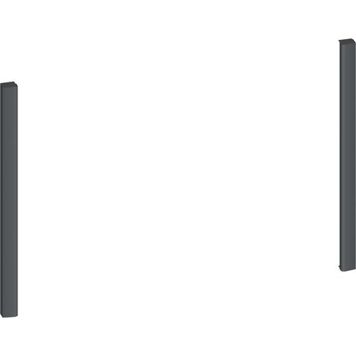 Hliðarlistar, Neff, Svart stál, 38 sm vörumynd - mynd 1 af 1