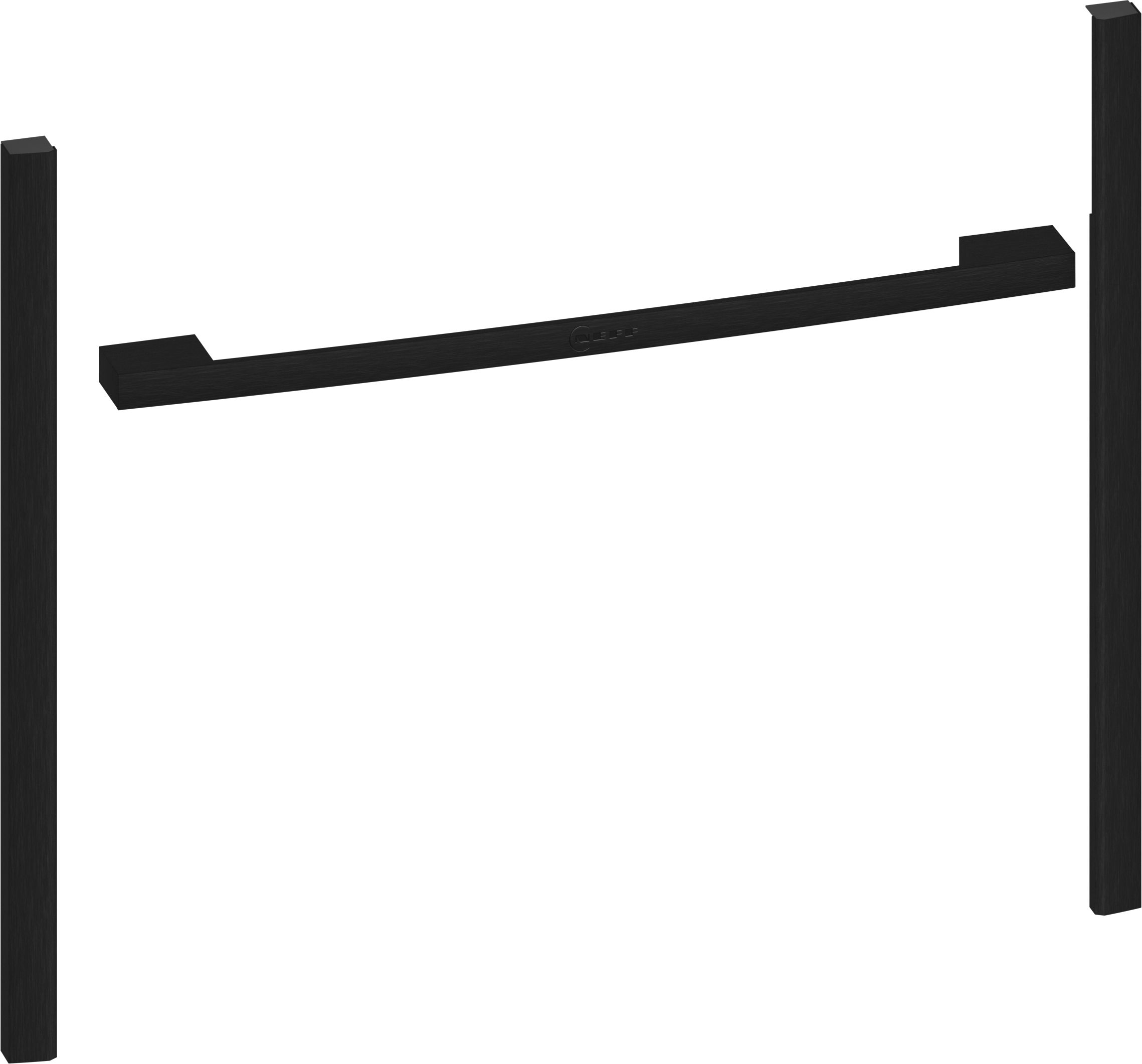 Hliðarlistar og handfang, Neff, Svart, 45 sm
