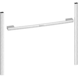 Hliðarlistar og handfang, Neff, Silfur, 45 sm (S) vörumynd