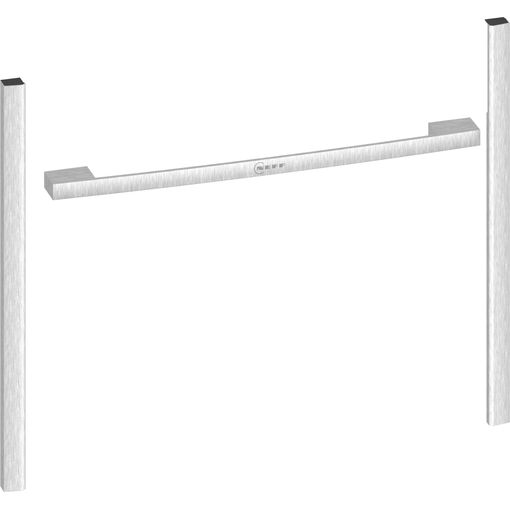 Hliðarlistar og handfang, Neff, Silfur, 45 sm (S) vörumynd - mynd 1 af 1