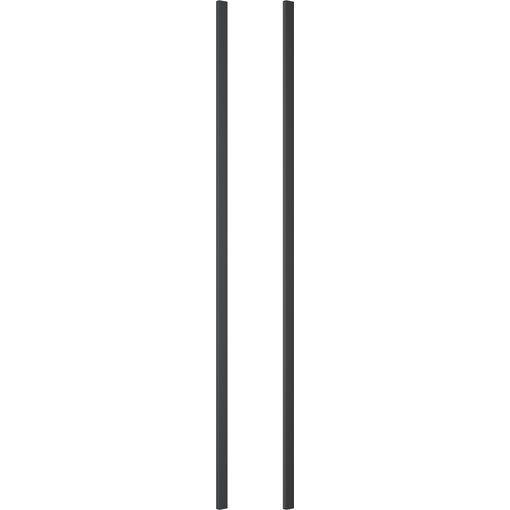 Hliðarlistar f. helluborð, Neff, Sv./stál, 52,6 sm vörumynd - mynd 1 af 3