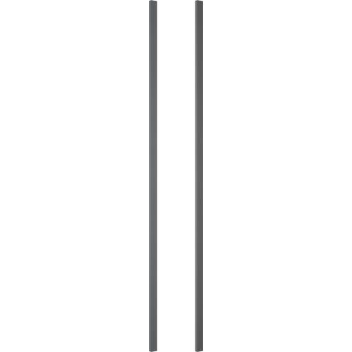 Hliðarlistar f. helluborð, Neff, Svartir, 52,6 sm vörumynd - mynd 1 af 3