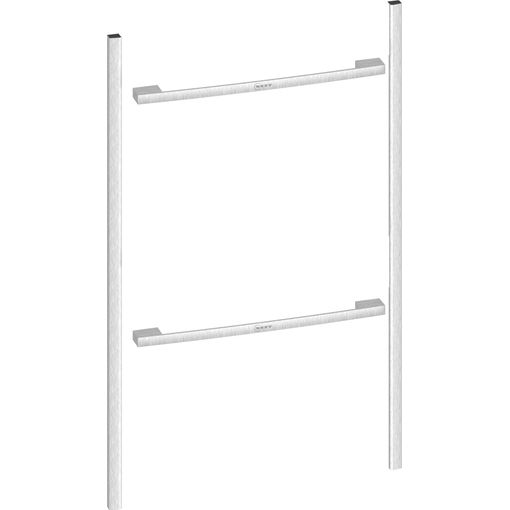 Hliðarlistar og handföng, Neff, Silfur, 90 sm vörumynd - mynd 1 af 2