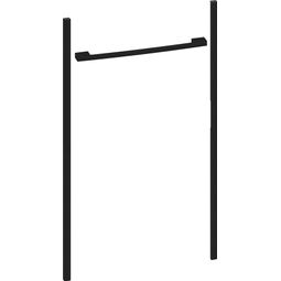 Hliðarlistar og handfang, Neff, Svart, 98 sm vörumynd