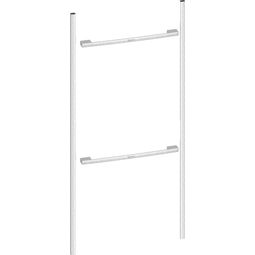 Hliðarlistar og handföng, Silfur, 120 sm vörumynd