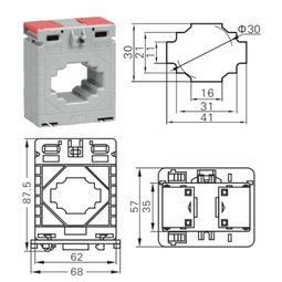 Straumspennir, 300 / 5 A, gat 30 / 40 x 10 mm vörumynd