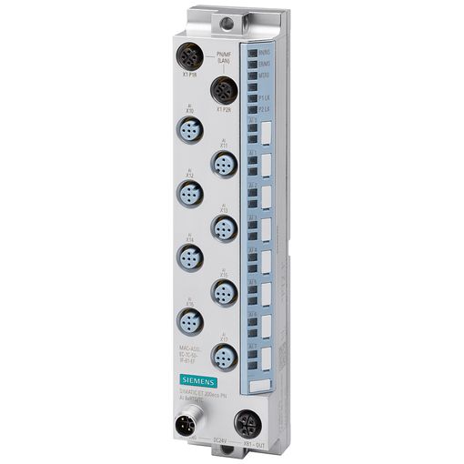 Inngangseining, ET 200eco PN, AI 8xRTD/TC, M12-L vörumynd - mynd 1 af 3