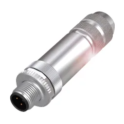 Tengi, M12, beint kt 4p A, f. skermaðan streng vörumynd