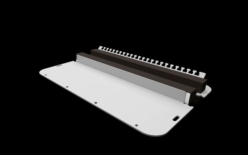 Inntaksplata f. AX-skápa, svampþétting, stærð 7 vörumynd - mynd 1 af 1