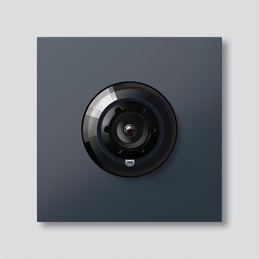 Myndavél f. brautarkerfi, 130°, dökkgrá vörumynd - mynd 1 af 1