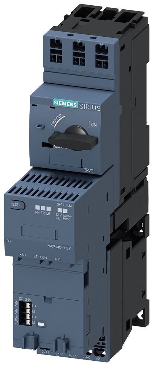 Mótorræsir, S00, 0,4-4 A, HF, f. ET200SP vörumynd - mynd 1 af 4