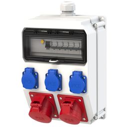 Tenglak. ANIF7 32/5 16/5  3Xschuko RCD-MCB IP 54 vörumynd