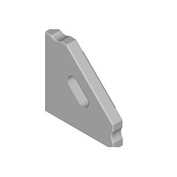 Endi fyrir P03 kverk LED álprófíl grár m/gati vörumynd