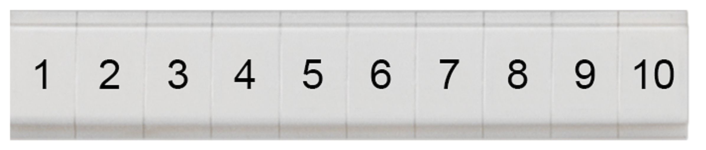 Merki f raðtengi 3,5mm, 1,5 q, 1-10, , x100, fram vörumynd - mynd 1 af 1