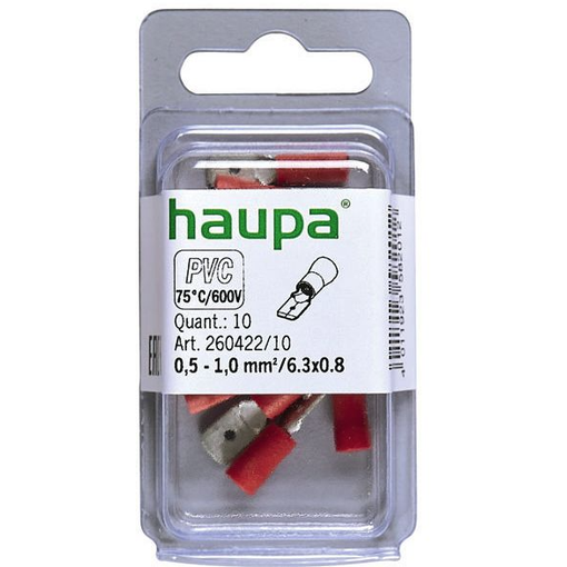 Flatskór ein karl 0,5-1,0mm²/6,3x0,8 (10 stk) vörumynd - mynd 1 af 1