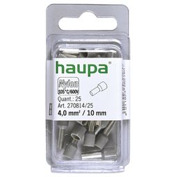 Endahulsa m. ein. 4mm²/10 grá (25 stk) vörumynd