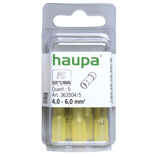 Herpihulsa 4,0-6,0 mm² gul (10 stk) vörumynd - mynd 1 af 1