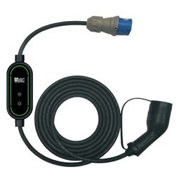 Hleðslutæki 1F, 3,7kW, T2, 5m, CEE kló 1x16A Ferða vörumynd