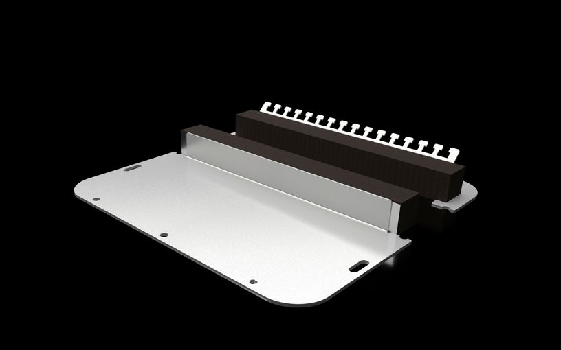 Inntaksplata f. AX-skápa, svampþétting, stærð 5 vörumynd - mynd 1 af 1