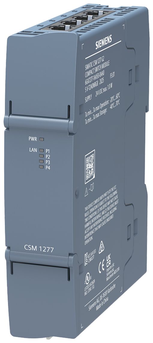 Leiðargr. S7-1200 G2, CSM 1277, 4x RJ45, 100Mbit/s vörumynd - mynd 1 af 1