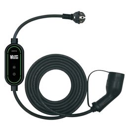 Hleðslutæki 1F, 2,3kW, T2, 5m, Schukló 10A Ferða vörumynd