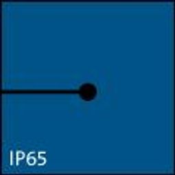 KT-BL 2 , þétting 2-3mmØ,  IP65 blá 21x21mm vörumynd