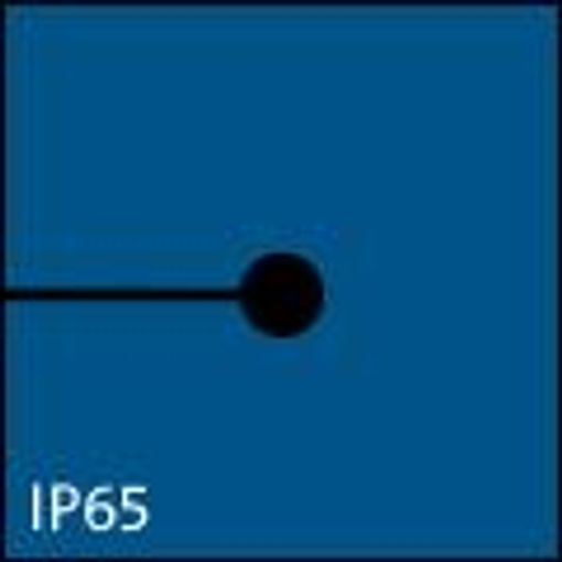 KT-BL 3 , þétting 3-4mmØ,  IP65 blá 21x21mm vörumynd - mynd 1 af 1