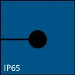 KT-BL 5 , þétting 5-6mmØ,  IP65 blá 21x21mm vörumynd