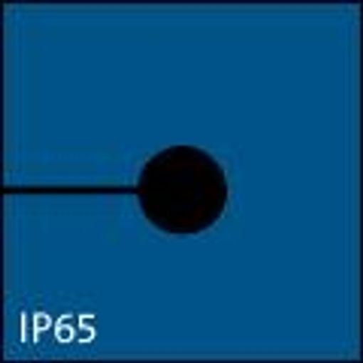 KT-BL 5 , þétting 5-6mmØ,  IP65 blá 21x21mm vörumynd - mynd 1 af 1