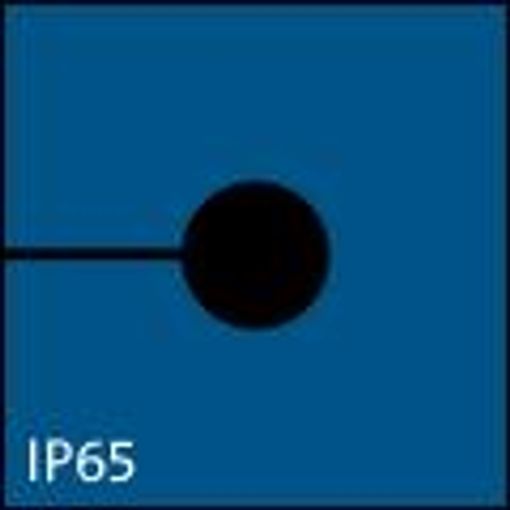 KT-BL 6 , þétting 6-7mmØ,  IP65 blá 21x21mm vörumynd - mynd 1 af 1