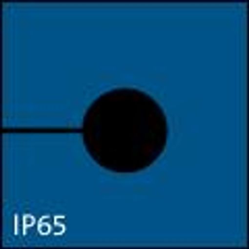 KT-BL 7 , þétting 7-8mmØ,  IP65 blá 21x21mm vörumynd - mynd 1 af 1