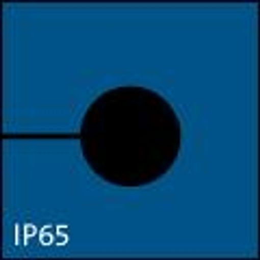 KT-BL 8 , þétting 8-9mmØ,  IP65 blá 21x21mm vörumynd - mynd 1 af 1