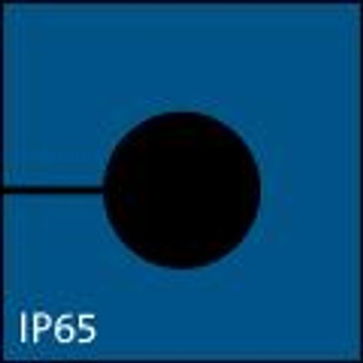 KT-BL 9 , þétting 9-10mmØ,  IP65 blá 21x21mm vörumynd - mynd 1 af 1