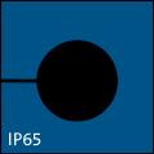 KT-BL 11 , þétting 11-12mmØ,  IP65 blá 21x21mm vörumynd - mynd 1 af 1