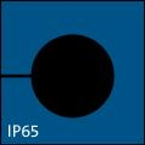 KT-BL 12 , þétting 12-13mmØ,  IP65 blá 21x21mm vörumynd - mynd 1 af 1