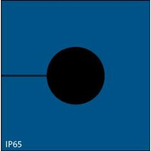 KT-BL 16, þétting 16-17mmØ, IP65 Blá 41,5x42mm vörumynd - mynd 1 af 1
