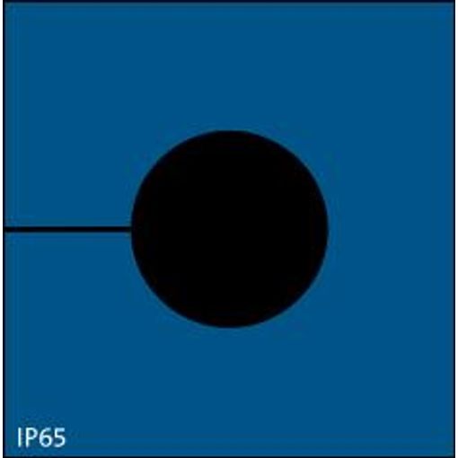 KT-BL 18, þétting 18-19mmØ, IP65 Blá 41,5x42mm vörumynd - mynd 1 af 1