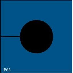 KT-BL 19, þétting 19-20mmØ, IP65 Blá 41,5x42mm vörumynd