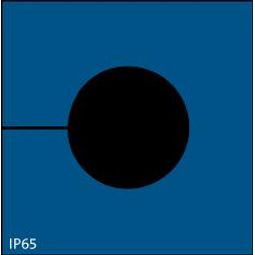 KT-BL 20, þétting 20-21mmØ, IP65 Blá 41,5x42mm vörumynd