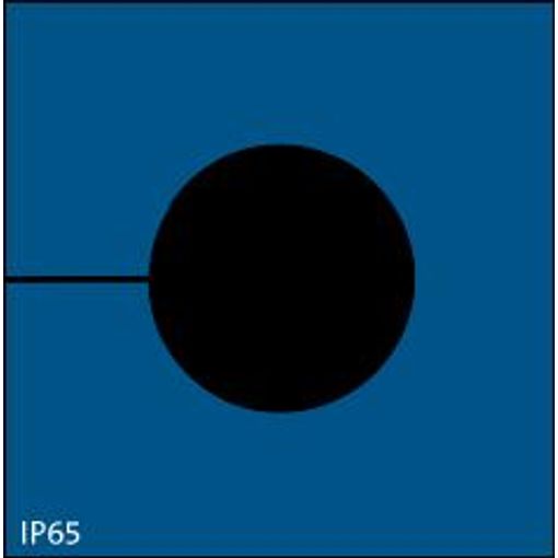 KT-BL 20, þétting 20-21mmØ, IP65 Blá 41,5x42mm vörumynd - mynd 1 af 1