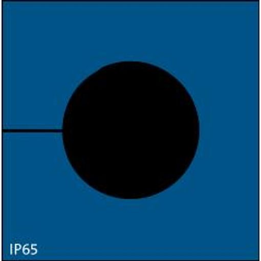 KT-BL 22, þétting 22-23mmØ, IP65 Blá 41,5x42mm vörumynd - mynd 1 af 1