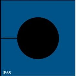 KT-BL 23, þétting 23-24mmØ, IP65 Blá 41,5x42mm vörumynd