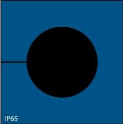 KT-BL 24, þétting 24-25mmØ, IP65 Blá 41,5x42mm vörumynd