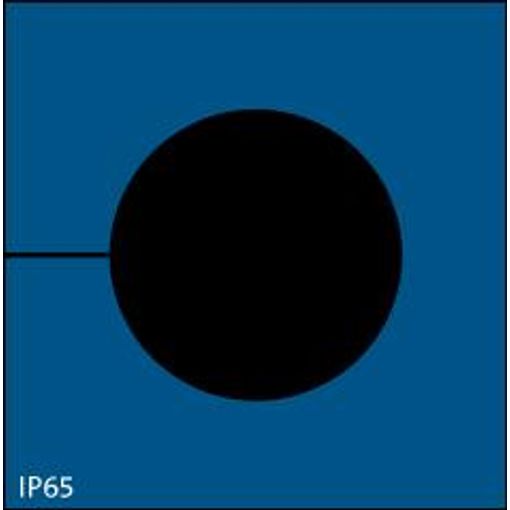 KT-BL 24, þétting 24-25mmØ, IP65 Blá 41,5x42mm vörumynd - mynd 1 af 1