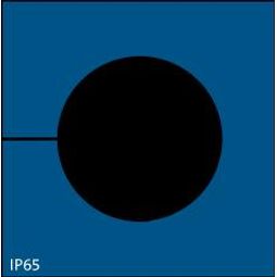 KT-BL 25, þétting 25-26mmØ, IP65 Blá 41,5x42mm vörumynd