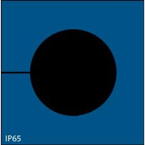 KT-BL 25, þétting 25-26mmØ, IP65 Blá 41,5x42mm vörumynd - mynd 1 af 1