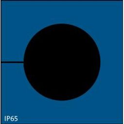 KT-BL 26, þétting 26-27mmØ, IP65 Blá 41,5x42mm vörumynd