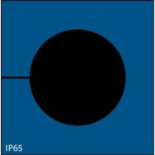 KT-BL 26, þétting 26-27mmØ, IP65 Blá 41,5x42mm vörumynd - mynd 1 af 1